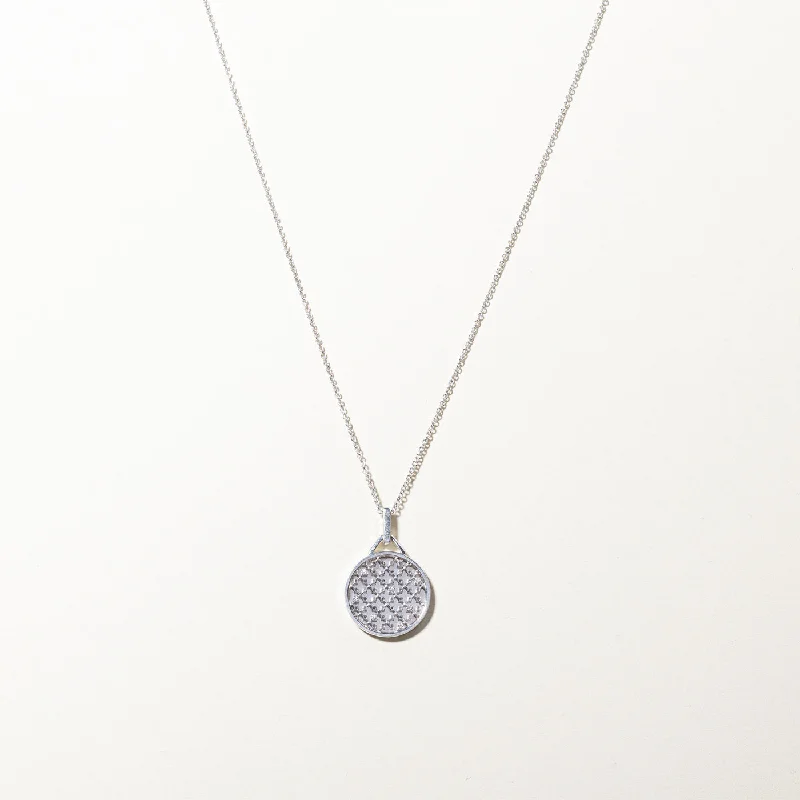 aquamarine and diamond wedding ring 'Birks' Textured Diamond Pendant Necklace | 0.08ctw |18"| aquamarine and diamond wedding ring 'Birks' Textured Diamond Pendant Necklace | 0.08ctw |18"|