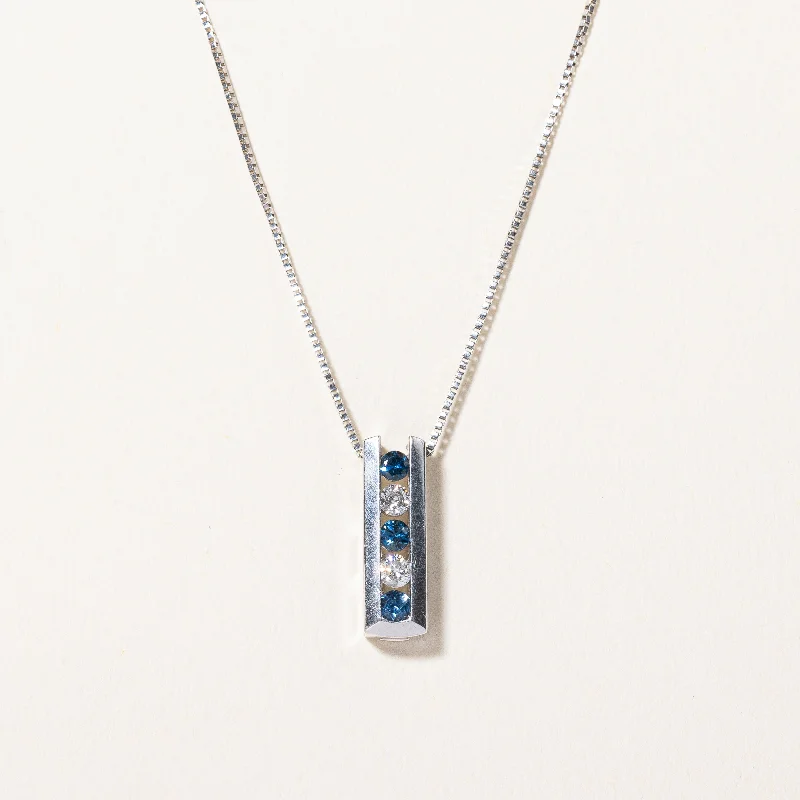 minimalist gold crescent moon necklace Channel Set Sapphire & Diamond PEndant Necklace | 0.10ctw, 0.06ctw | 22" | minimalist gold crescent moon necklace Channel Set Sapphire & Diamond PEndant Necklace | 0.10ctw, 0.06ctw | 22" |