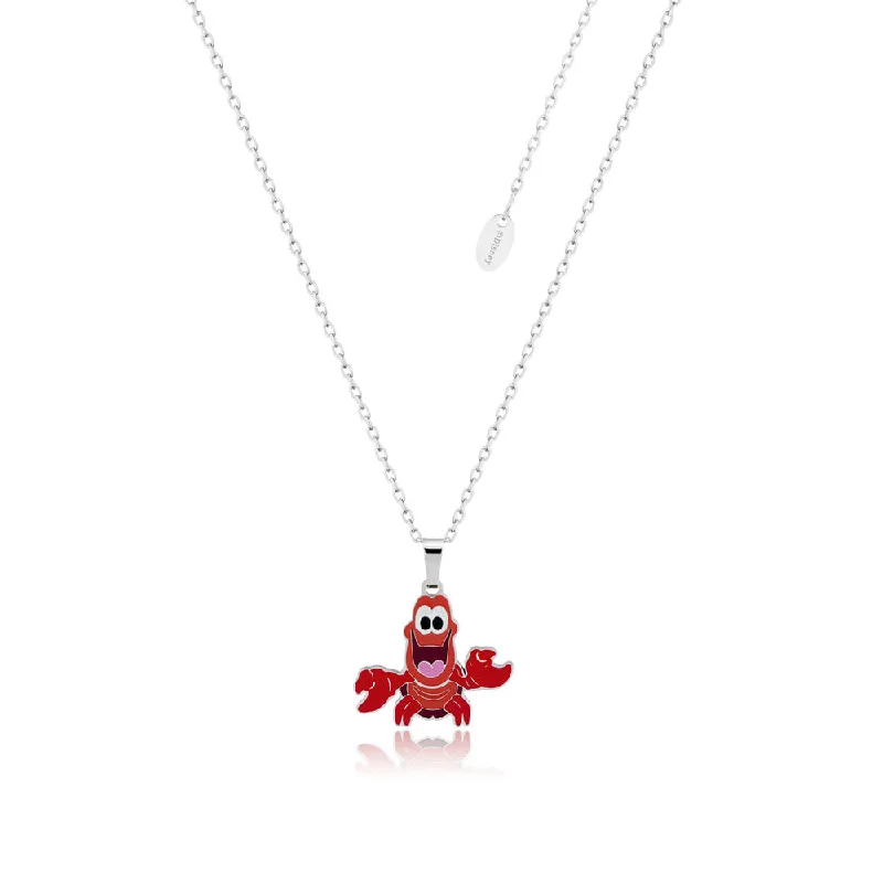 personalized hand-stamped bar ring Disney Stainless Steel Sebastian Pendant On Chain