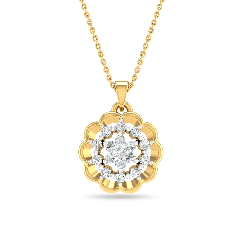 minimalist cubic zirconia earrings Eilidh Pendant