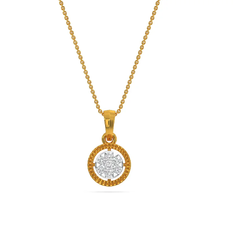 minimalist gold bracelet thin Eleanor Pendant