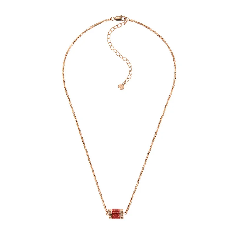 adjustable silver cuff bracelet Emporio Armani Rose Gold Plated Stainless Steel Red Lacquer Pendant With Chain adjustable silver cuff bracelet Emporio Armani Rose Gold Plated Stainless Steel Red Lacquer Pendant With Chain