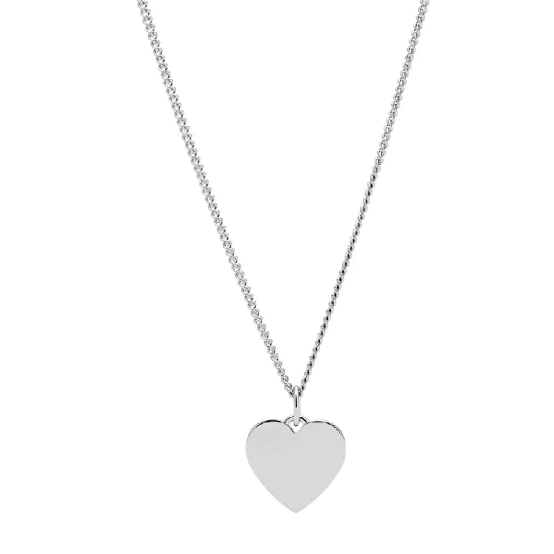 handmade braided anklet Fossil Silver Plated Stainless Steel Drew Heart Pendant with Chain handmade braided anklet Fossil Silver Plated Stainless Steel Drew Heart Pendant with Chain