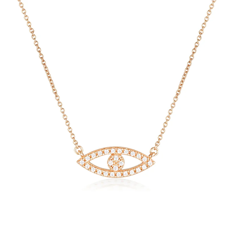 infinity heart necklace personalized Georgini Rock Star Sterling Silver Rose Gold Plated Evil Eye Pendant On Chain infinity heart necklace personalized Georgini Rock Star Sterling Silver Rose Gold Plated Evil Eye Pendant On Chain