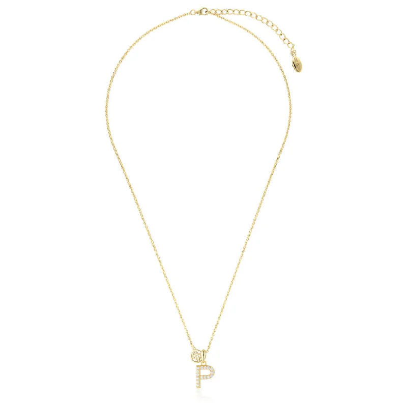 butterfly pendant necklace delicate Georgini Sterling Silver Gold Plated Luxury Letters I Pendant On Chain
