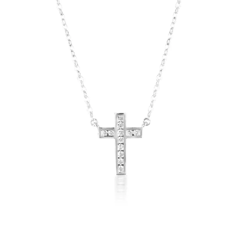 wedding band with diamonds Georgini Sterling Silver Spiritus Pendant On Chain