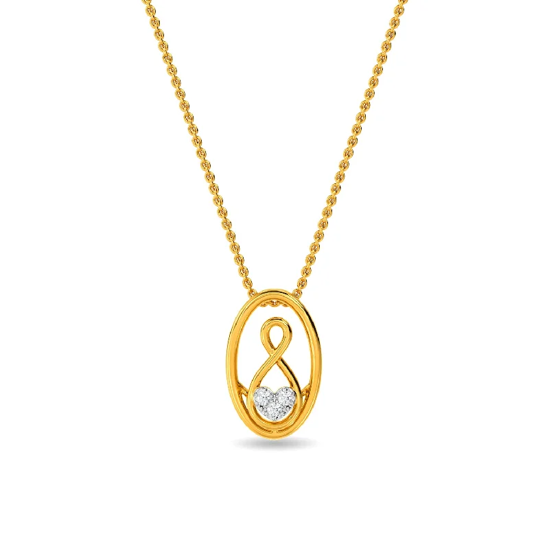 sterling silver braided ring Gina Pendant