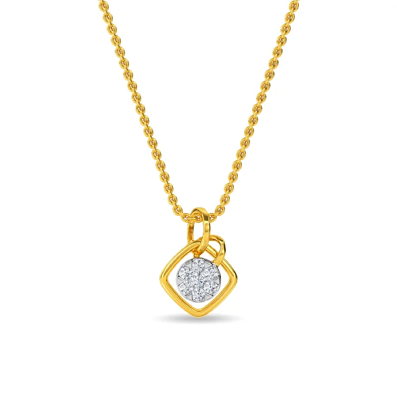 boho gold leaf ring Isabell Pendant