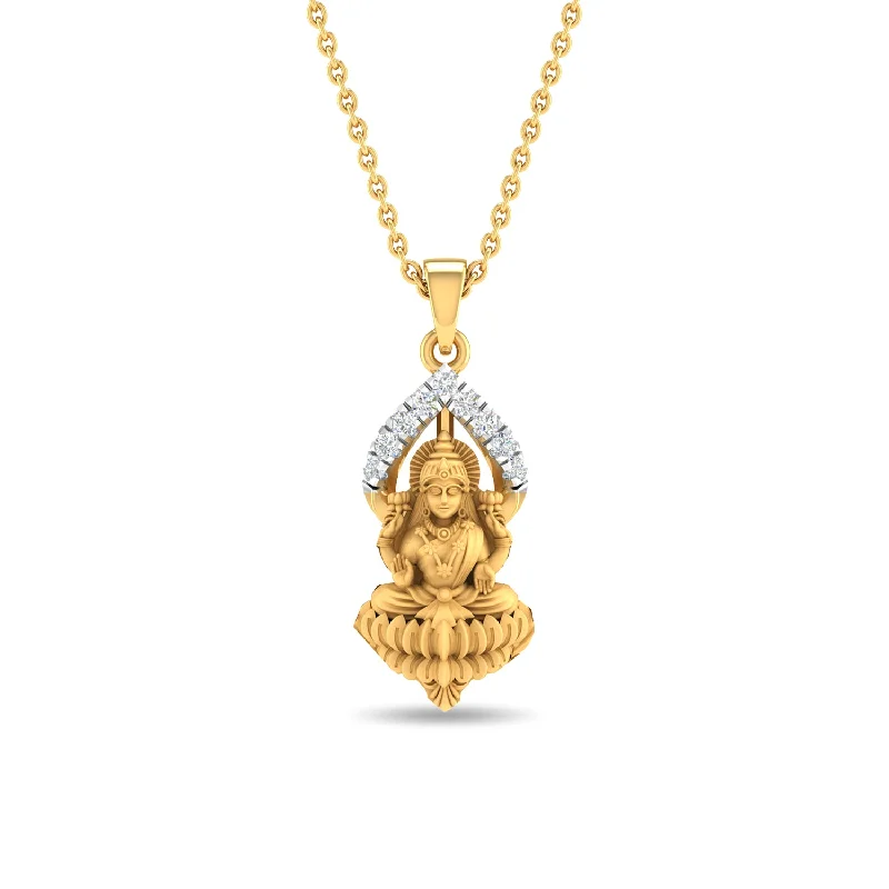 vintage diamond brooch Mahalaxmi Pendant