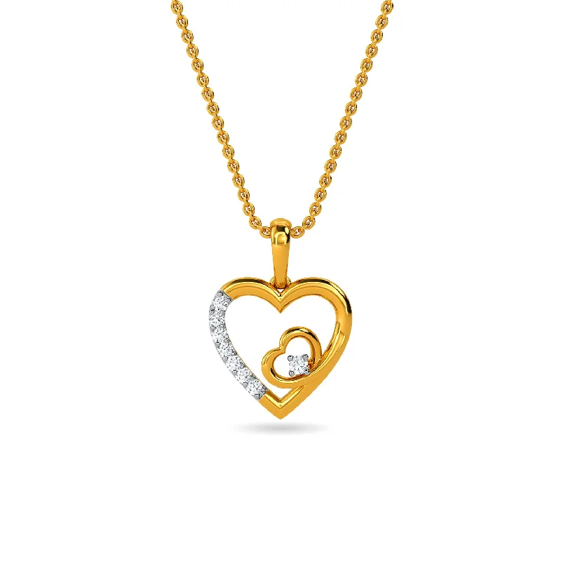 modern baguette diamond ring Nihira Pendant
