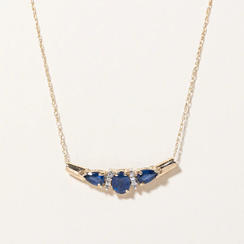 men’s silver wedding band Sapphire & Diamond Pendant Necklace | 0.75ctw, 0.024ctw | 18" | men’s silver wedding band Sapphire & Diamond Pendant Necklace | 0.75ctw, 0.024ctw | 18" |