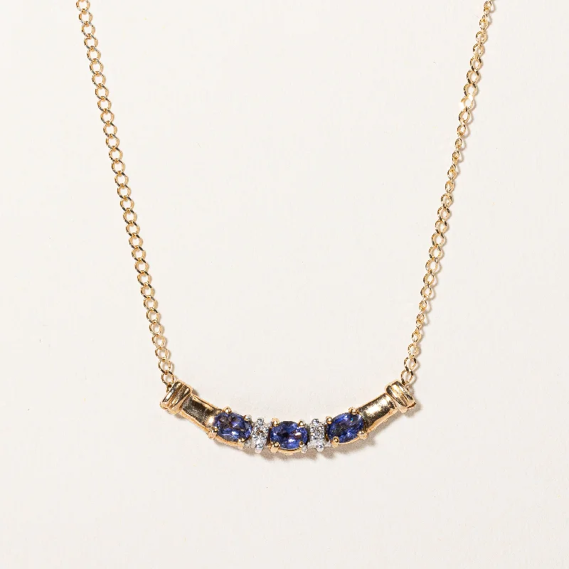 dainty gold chain ring Sapphire & Diamond Scoop Pendant Necklace | 0.60ctw, 0.01ctw | 16" | dainty gold chain ring Sapphire & Diamond Scoop Pendant Necklace | 0.60ctw, 0.01ctw | 16" |
