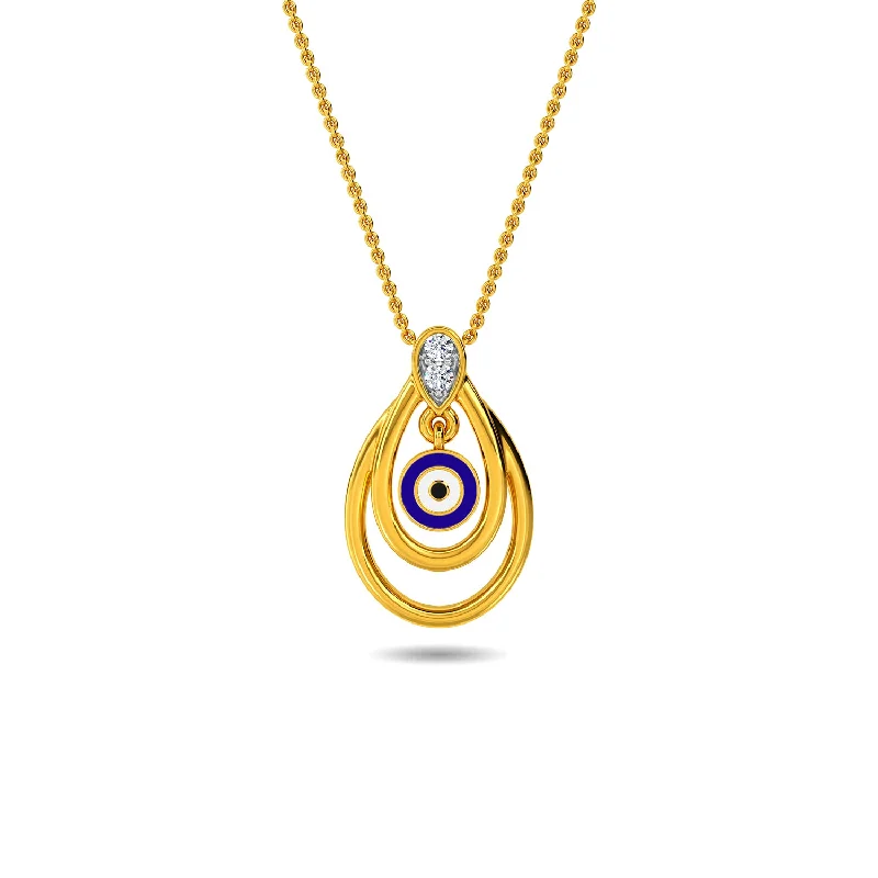 boho gold leaf ring Savi Pendant