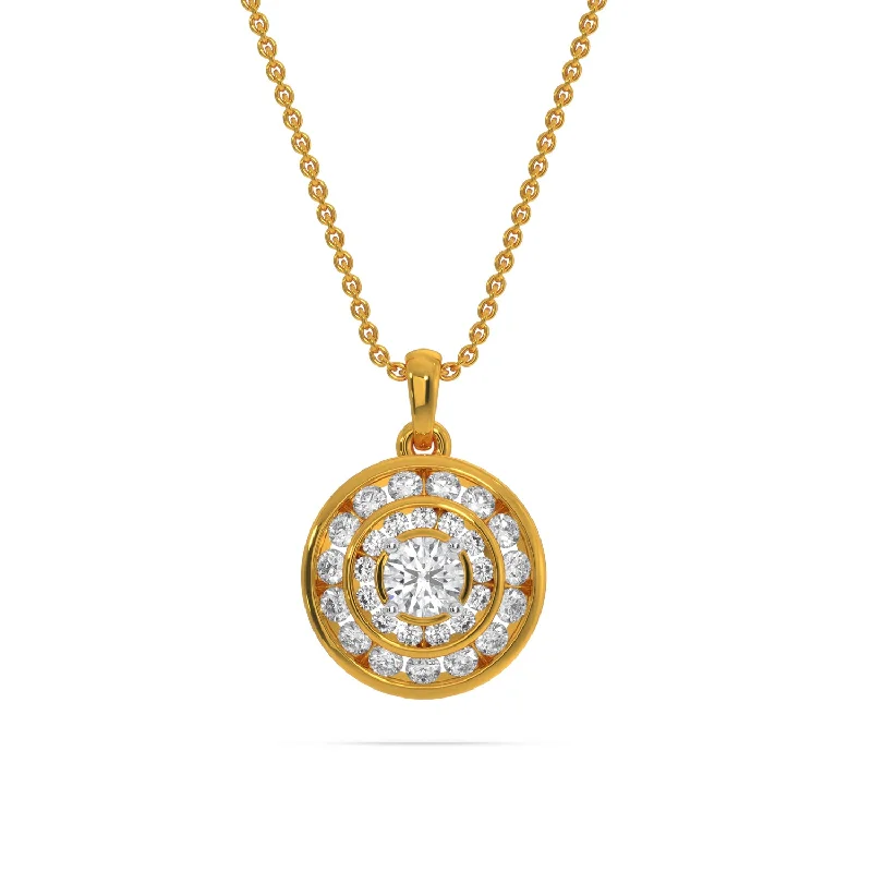 elegant aquamarine drop earrings Sawyer Solitaire Pendant