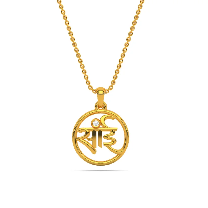 dainty rose gold chain bracelet Shri Sai  Unisex Pendant