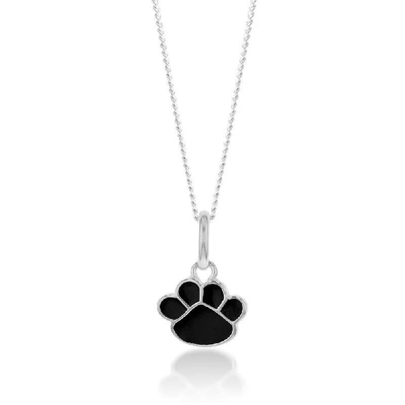 gold daisy stud earrings Sterling Silver Black Bear Paw Charm Pendant