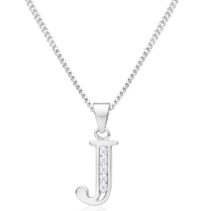 adjustable minimalist wave bracelet Sterling Silver Cubic Zirconia Initial "J" Pendant adjustable minimalist wave bracelet Sterling Silver Cubic Zirconia Initial "J" Pendant