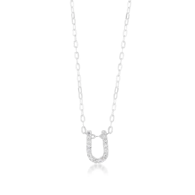 vintage emerald cocktail ring Sterling Silver Cubic Zirconia Initial "U" Pendant On 39+3cm Chain vintage emerald cocktail ring Sterling Silver Cubic Zirconia Initial "U" Pendant On 39+3cm Chain