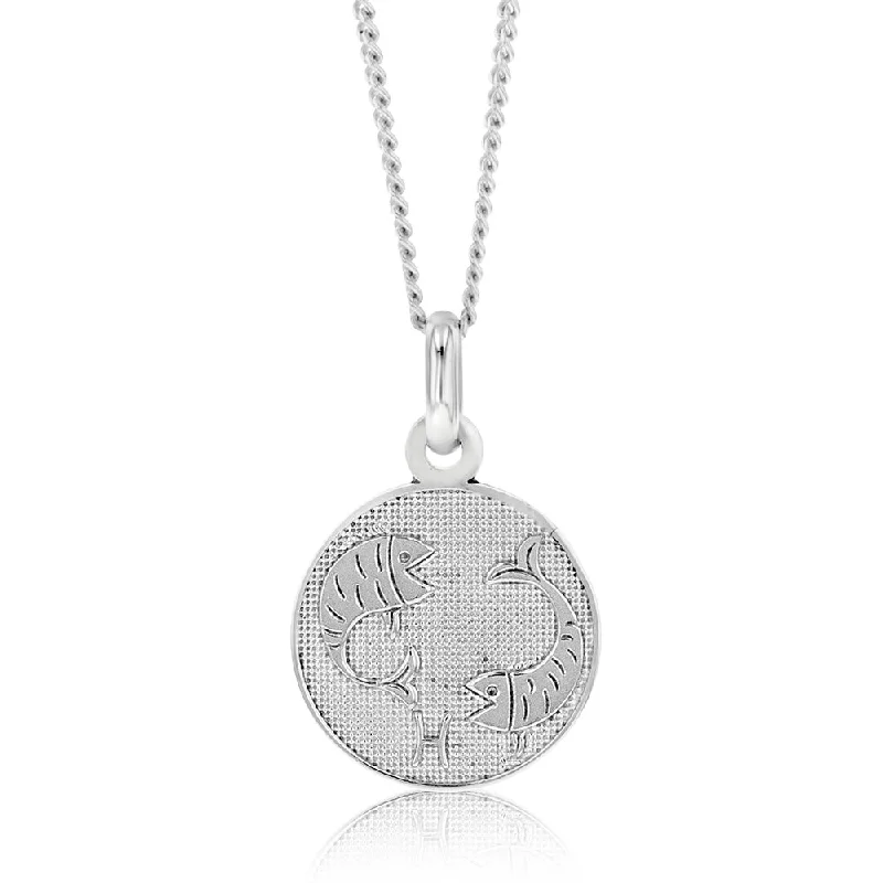 black pearl earrings classic Sterling Silver Rhodium Plated Round Zodiac Pisces Pendant black pearl earrings classic Sterling Silver Rhodium Plated Round Zodiac Pisces Pendant