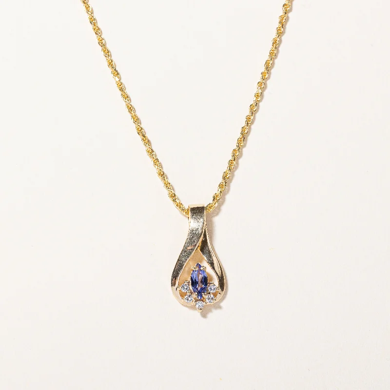 round cut diamond engagement ring Tanzanite & Diamond Pendant Necklace | 0.40ct, 0.075ctw | 20" | round cut diamond engagement ring Tanzanite & Diamond Pendant Necklace | 0.40ct, 0.075ctw | 20" |