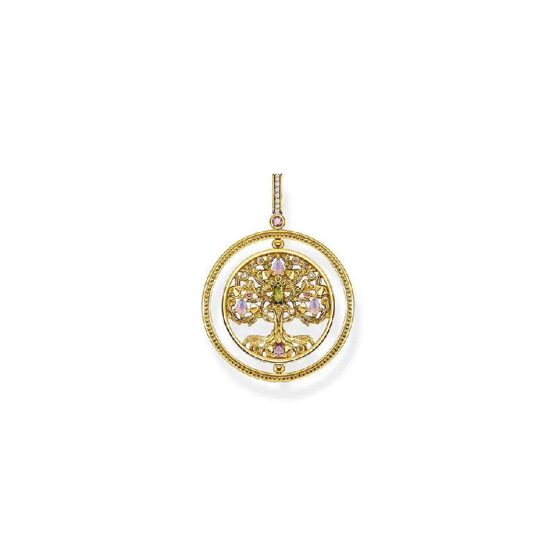real tourmaline birthstone ring Thomas Sabo Gold Plated Sterling Silver Tree Of Life Rotating Pendant real tourmaline birthstone ring Thomas Sabo Gold Plated Sterling Silver Tree Of Life Rotating Pendant