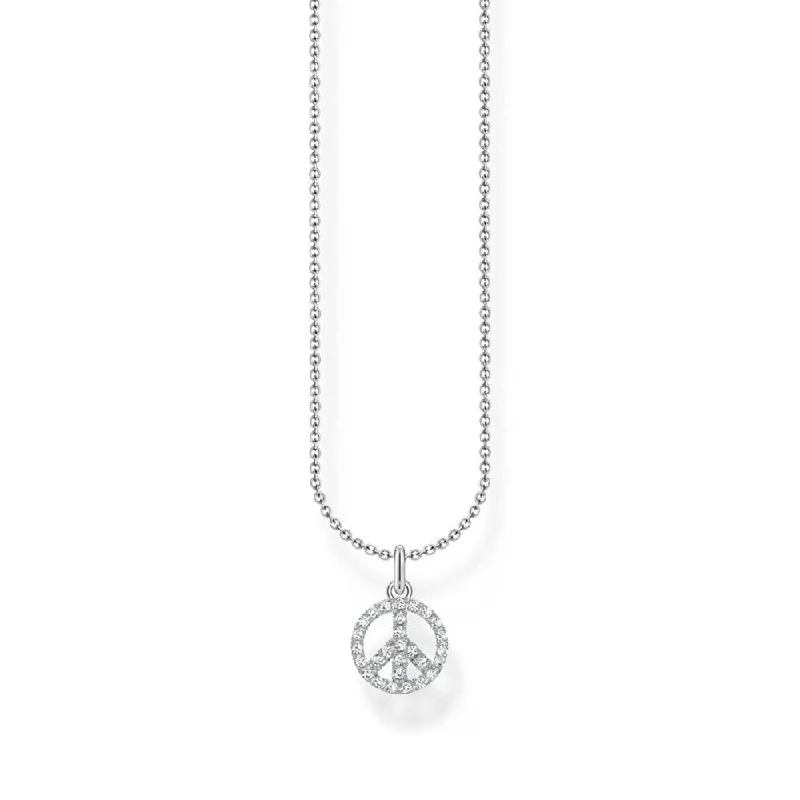 delicate angel wings necklace Thomas Sabo Sterling Silver Charm Club Rainbow Peace Pendant on Chain delicate angel wings necklace Thomas Sabo Sterling Silver Charm Club Rainbow Peace Pendant on Chain