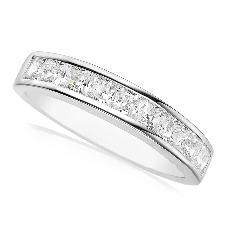 diamond halo pendant necklace Sterling Silver Cubic Zirconia Ring