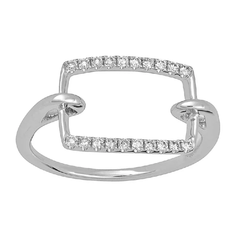 chunky silver hoop earrings .14CT Lab Grown Diamond Ring