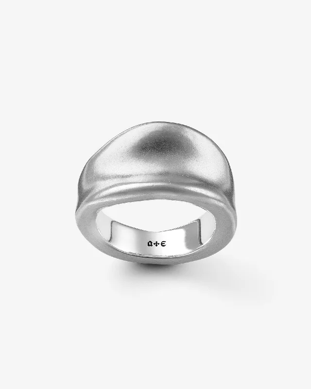silver anklet with charms Amon Ring