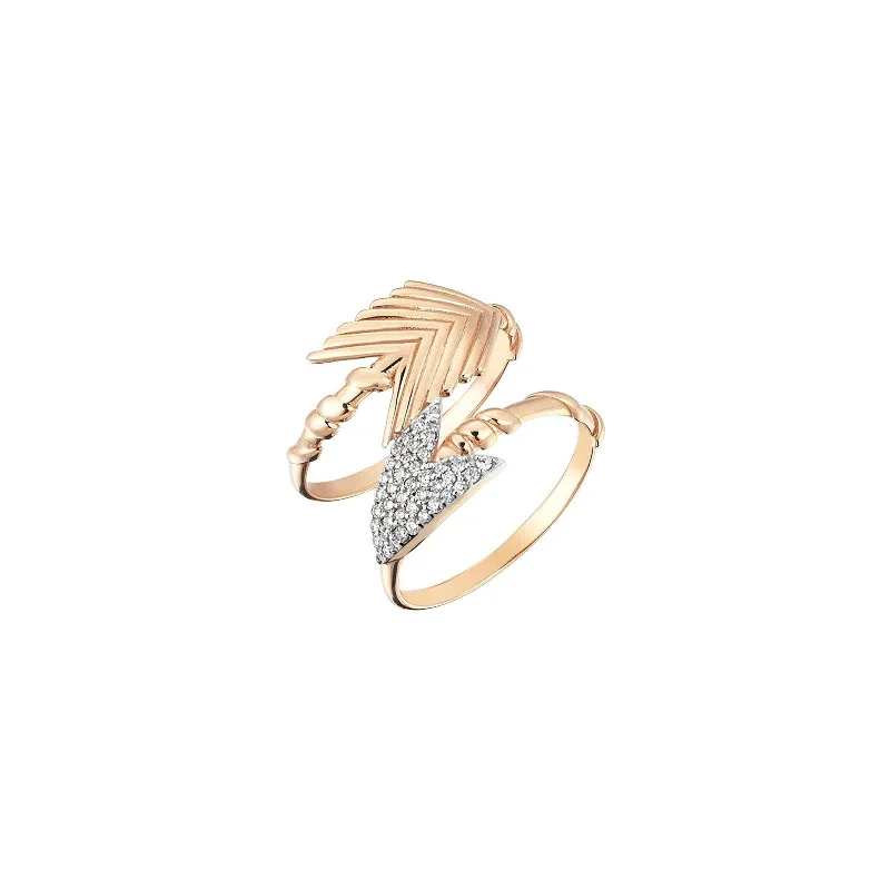 modern baguette diamond ring Arrow Ring
