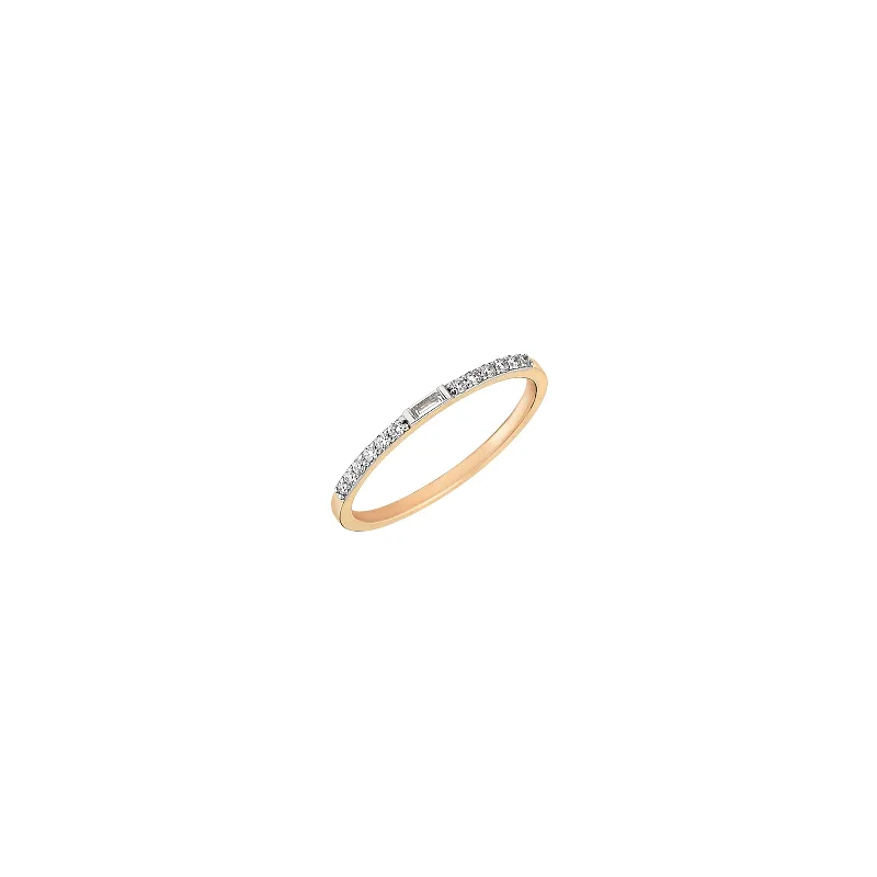 black diamond eternity band Bloom Midi Ring