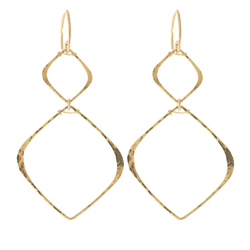 rose gold cubic zirconia earrings Bree Earrings