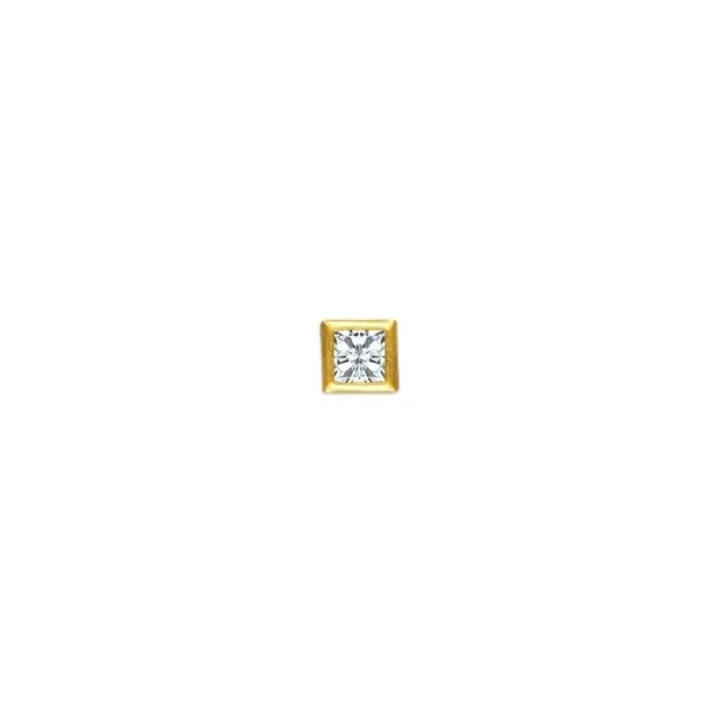 dainty gold chain ring Caroline earring