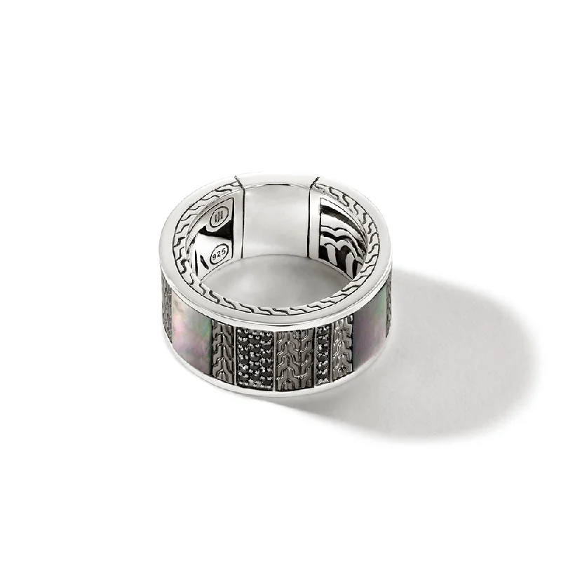 cute cat charm bracelet Carved Chain Inlay Band Ring