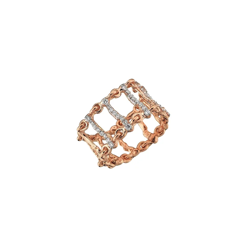 celestial moon and stars ring Caspian Ring