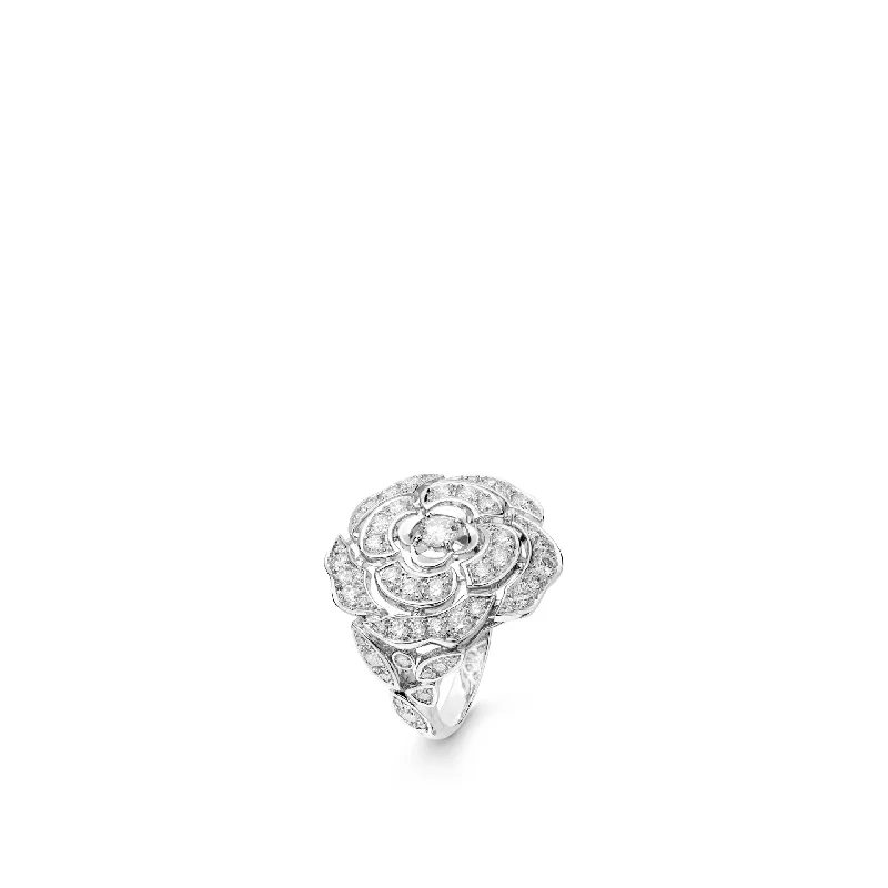 celestial meteor shower earrings Bouton de Camélia Ring