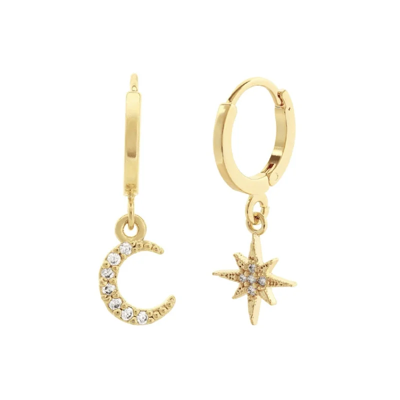 luxury diamond anniversary band Chloe hoop earrings