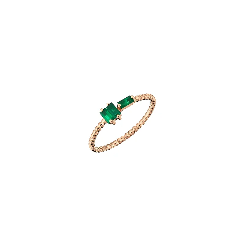 men’s hammered titanium ring Coast Midi Ring