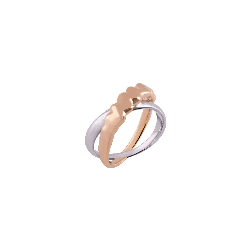 bezel set engagement ring modern Cumulus Ring