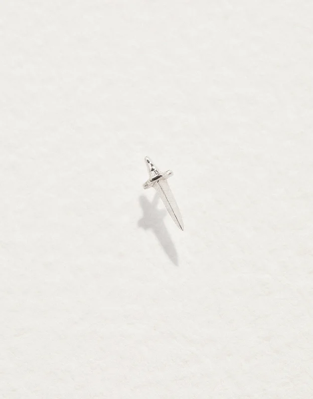 minimalist black diamond studs Dagger Stud