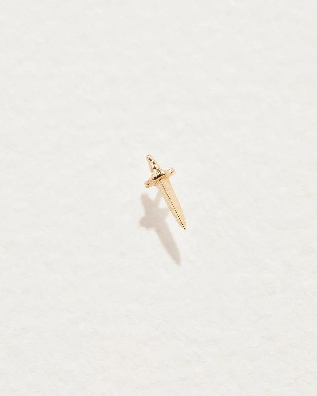 unique silver branch ring Dagger Stud