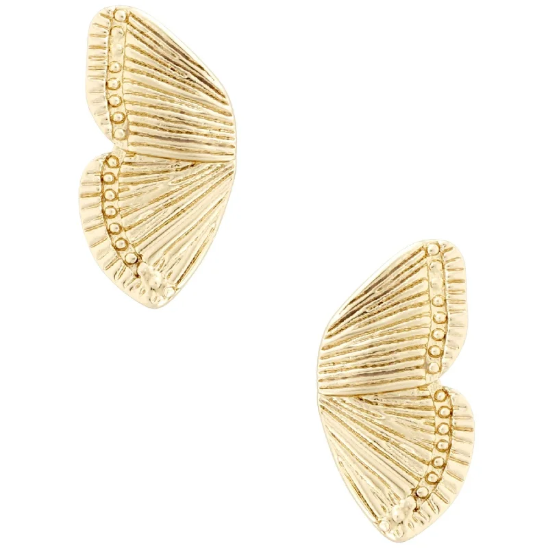 minimalist chain anklet gold Dani earrings