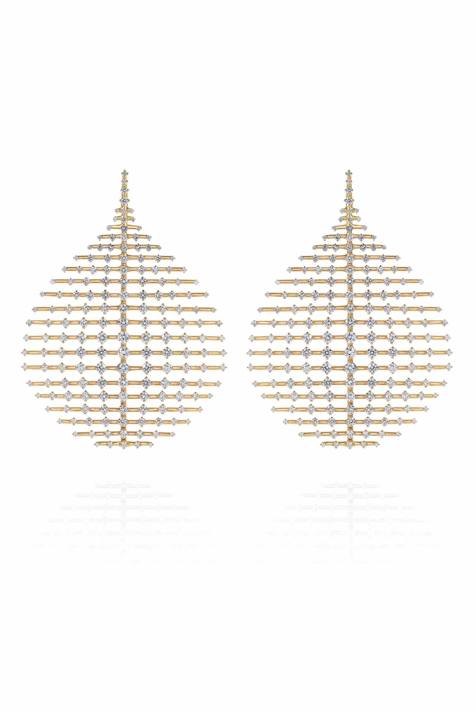 infinity loop ring rose gold Disco Earrings