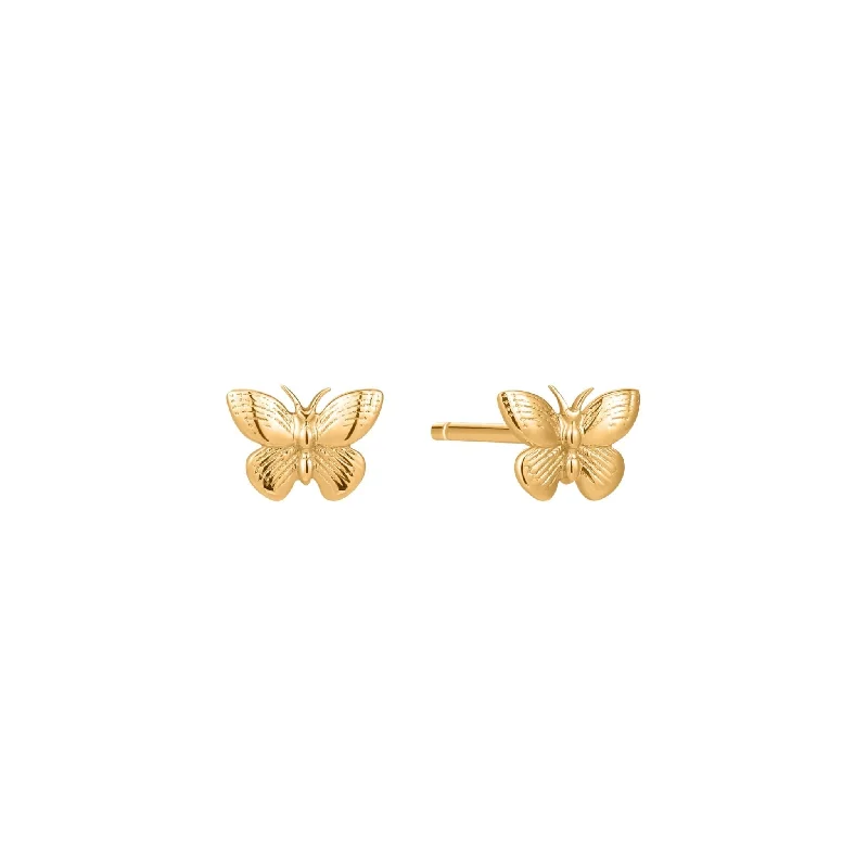 boho gold leaf ring Dream earrings