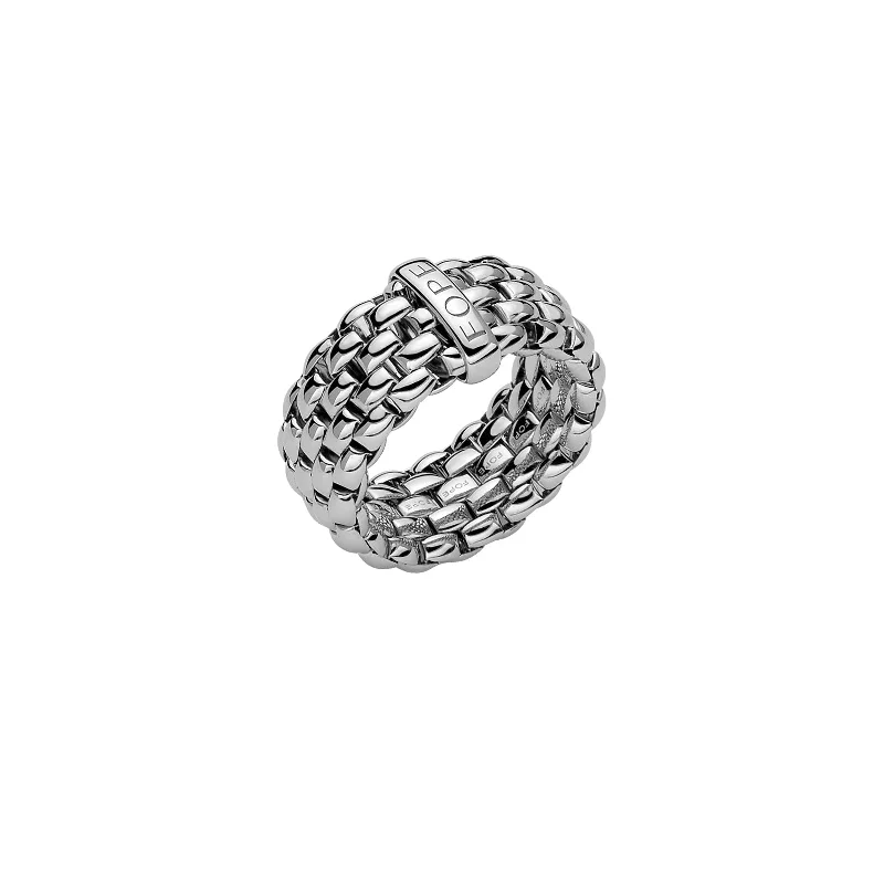 men’s woven leather bracelet Flex'it Ring