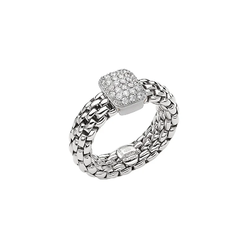 elegant marquise diamond ring Flex'it Ring with 0.41ct Diamonds in WG.