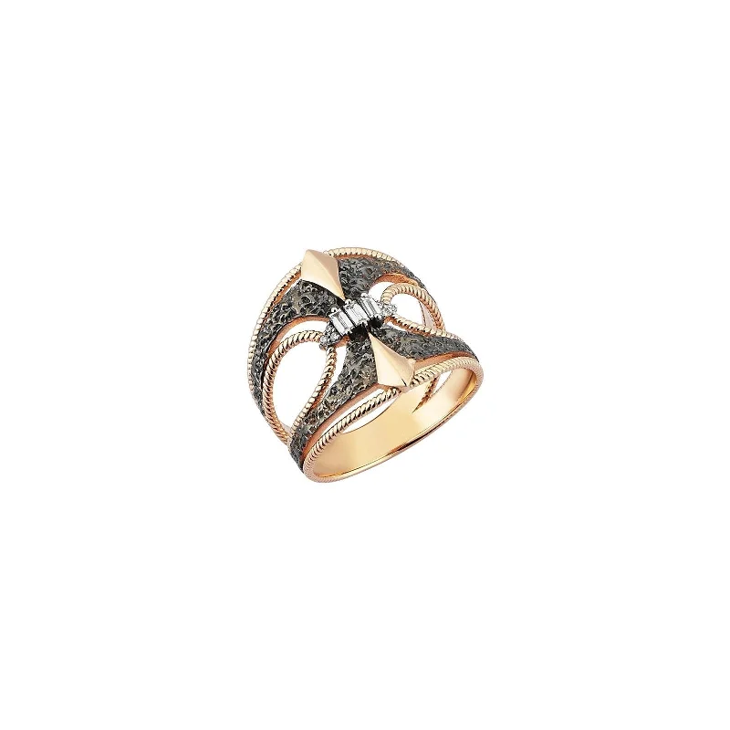 luxury diamond eternity ring Gloria Pinky Ring
