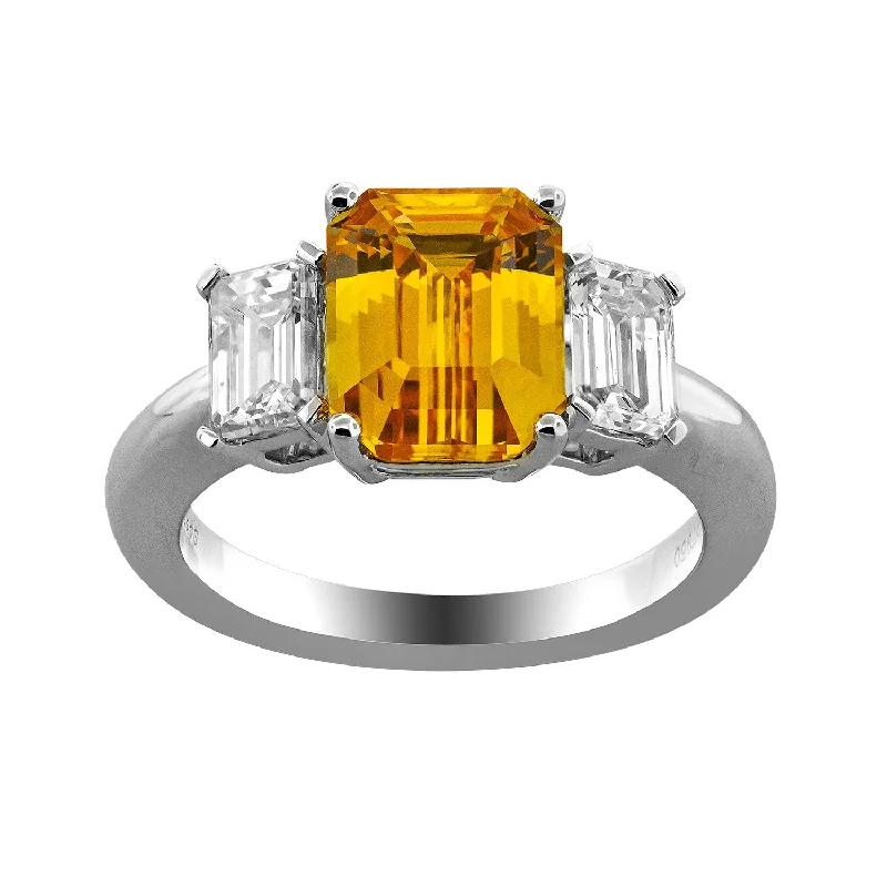 layered gold coin pendant necklace HARLEY WRAP POWER BAND PLATINUM, 2.07 CT YELLOW SAPPHIRE, .92 CT DIAMOND