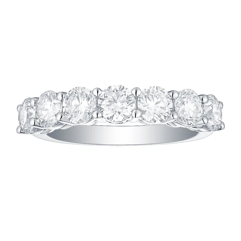 delicate angel wings necklace Smiling Rocks Lab Grown Diamond Seven-Stone Band (2 ctw) - SRR-00649WHT