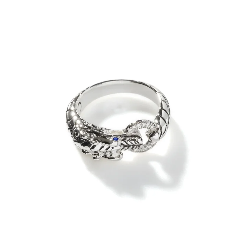 custom engraved wedding band Legends Naga Ring